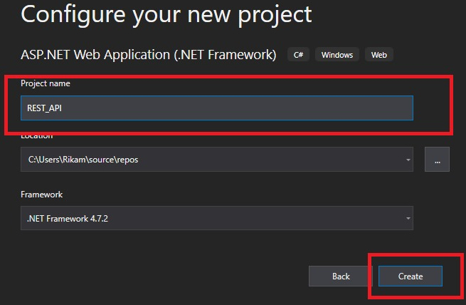 Configure your new project